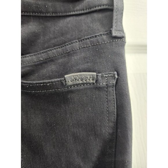 Joes Jeans The Charlie High Rise Skinny Ankle Black With Tuxedo Stripe Size 25 - Picture 6 of 10